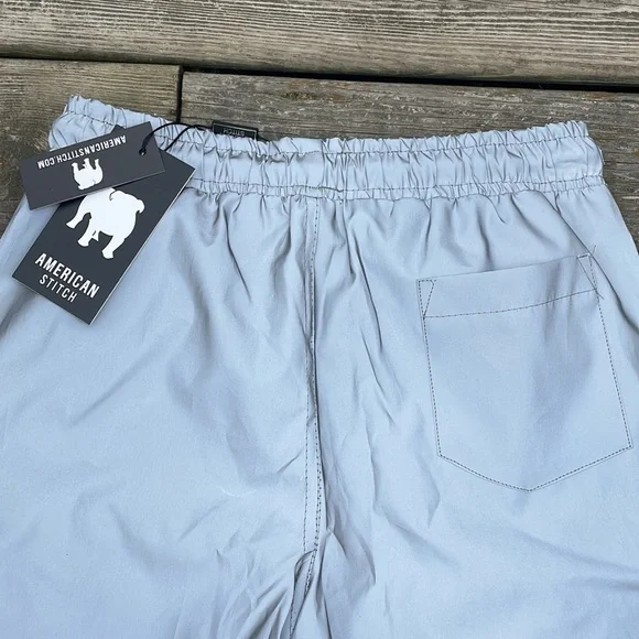 NWT Kids AMERICAN STITCH REFLECTIVE NYLON SHORTS - Picture 9 of 11